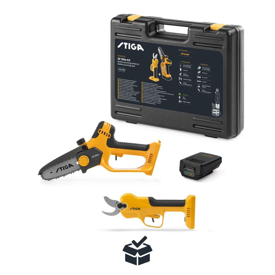 tijera de podar y sierra a batería - kit sp 100e