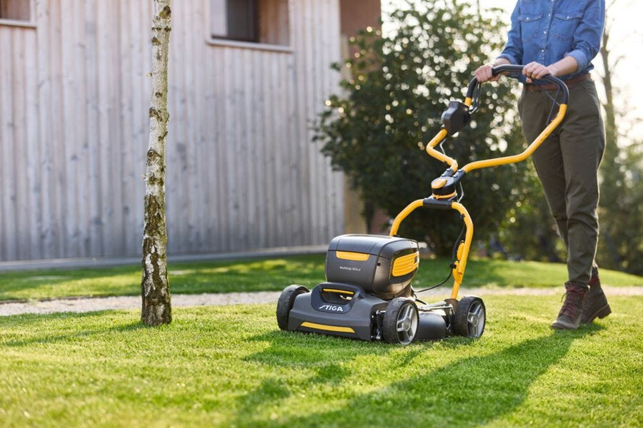 cortacésped inalámbrico - kit multiclip 747e v