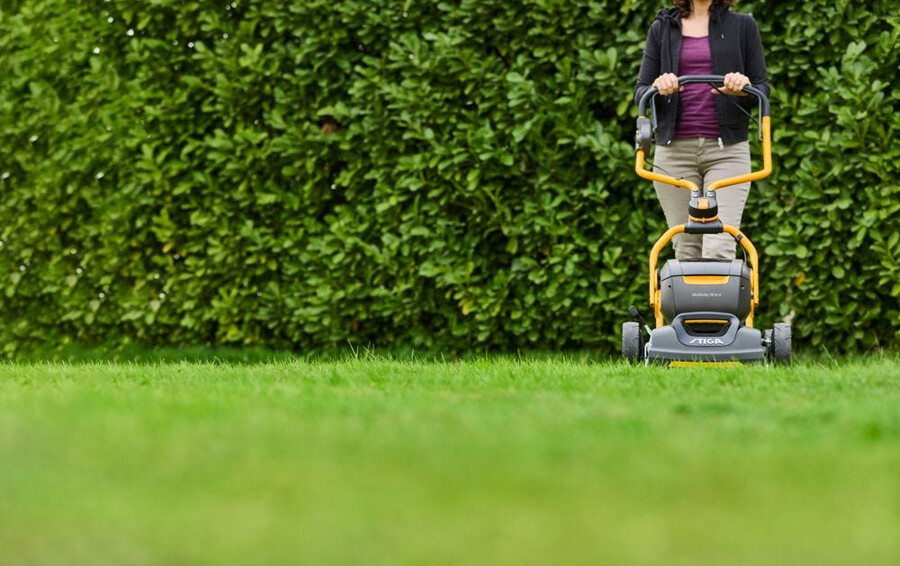 cortacésped inalámbrico - kit multiclip 747e v