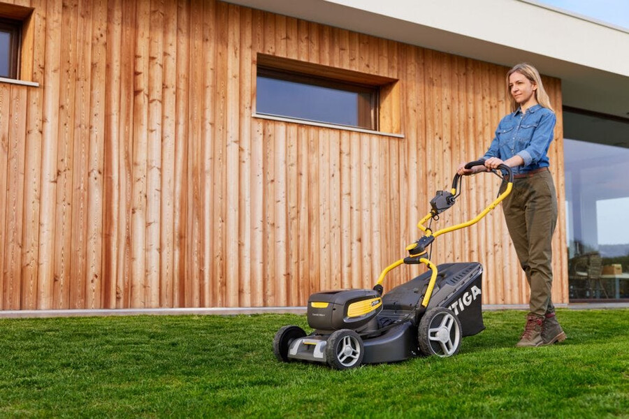 cortacésped inalámbrico - kit combi 748e v