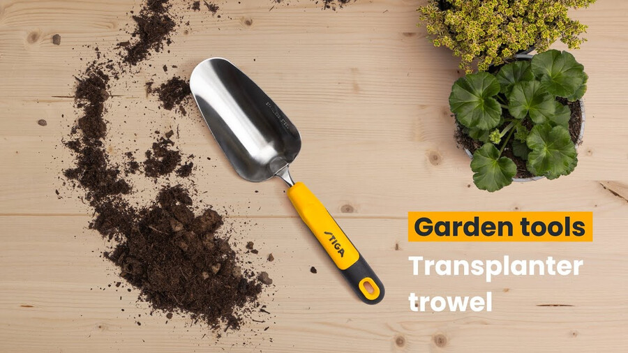 herramienta manual de jardinería - paleta trasplantadora