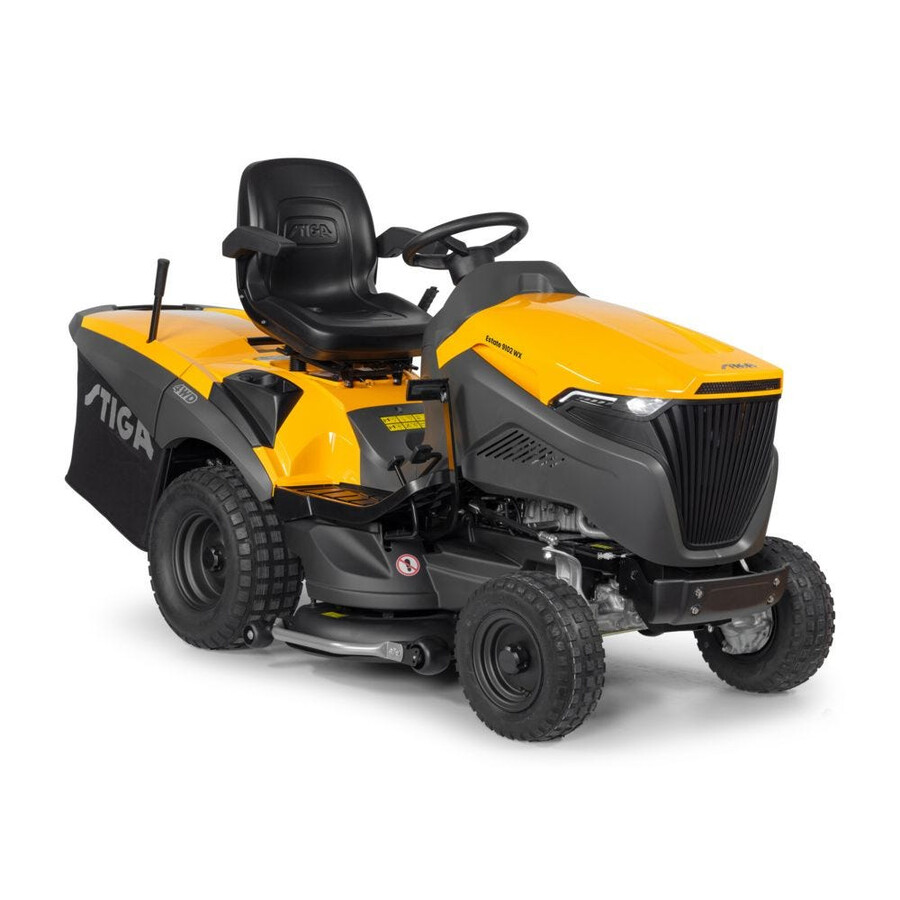 tractor de jardín de gasolina - familiar 9102 wx