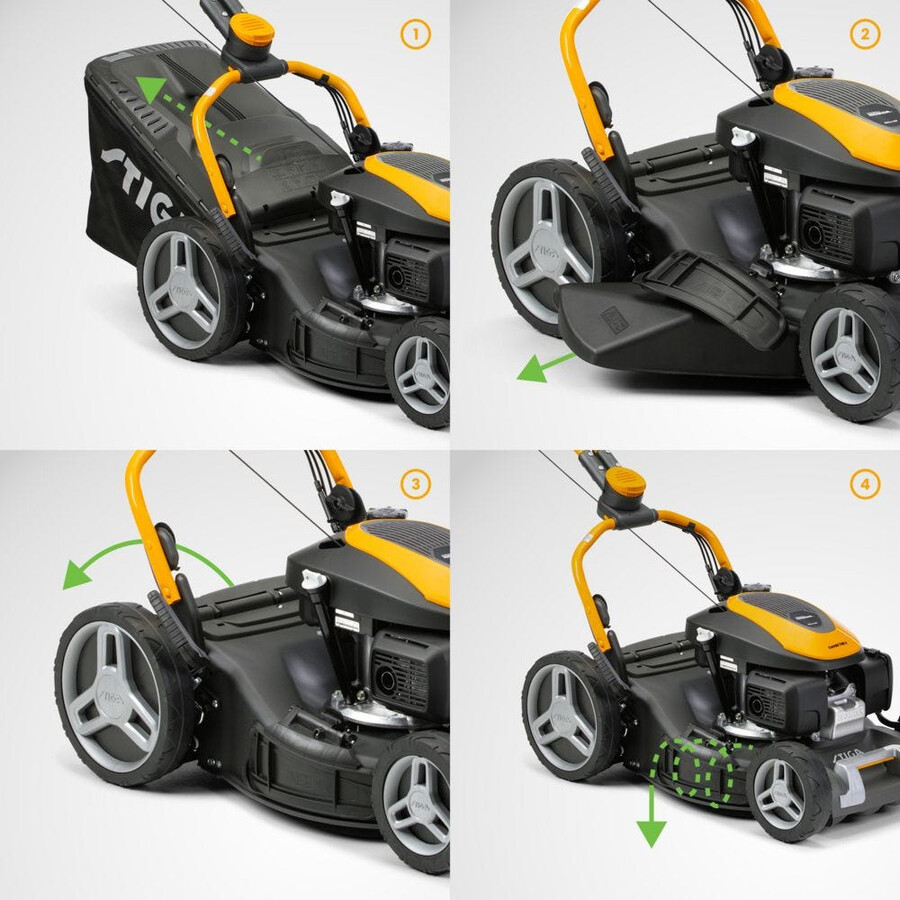 cortacésped de gasolina - combi 748 v